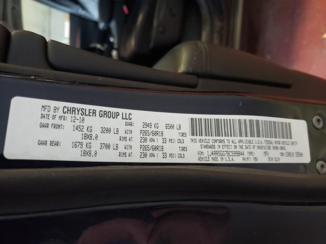 Photo 9 VIN: 1J4RR5GG7BC599844 - JEEP GRAND CHER 