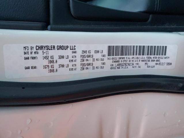 Photo 12 VIN: 1J4RR5GG7BC702194 - JEEP GRAND CHER 