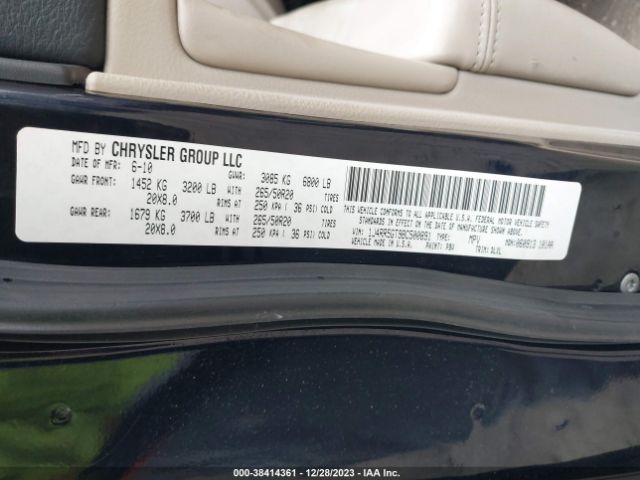 Photo 8 VIN: 1J4RR5GT9BC500891 - JEEP GRAND CHEROKEE 