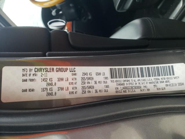 Photo 11 VIN: 1J4RR6GG3BC583890 - JEEP GRAND CHER 