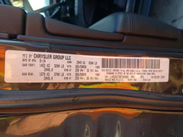 Photo 9 VIN: 1J4RS6GT9BC545081 - JEEP GRAND CHER 