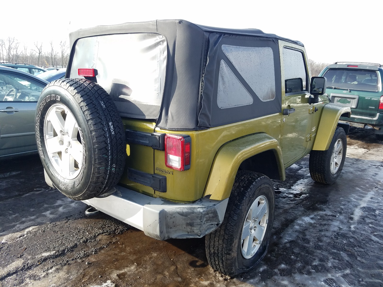 Photo 3 VIN: 1J8FA54118L552150 - JEEP WRANGLER S 