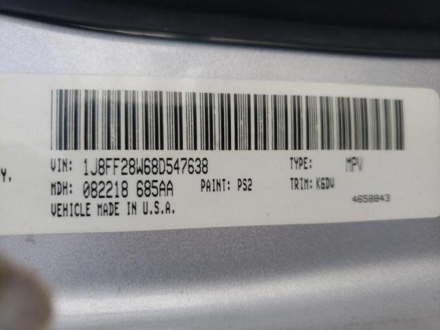 Photo 9 VIN: 1J8FF28W68D547638 - JEEP PATRIOT SP 