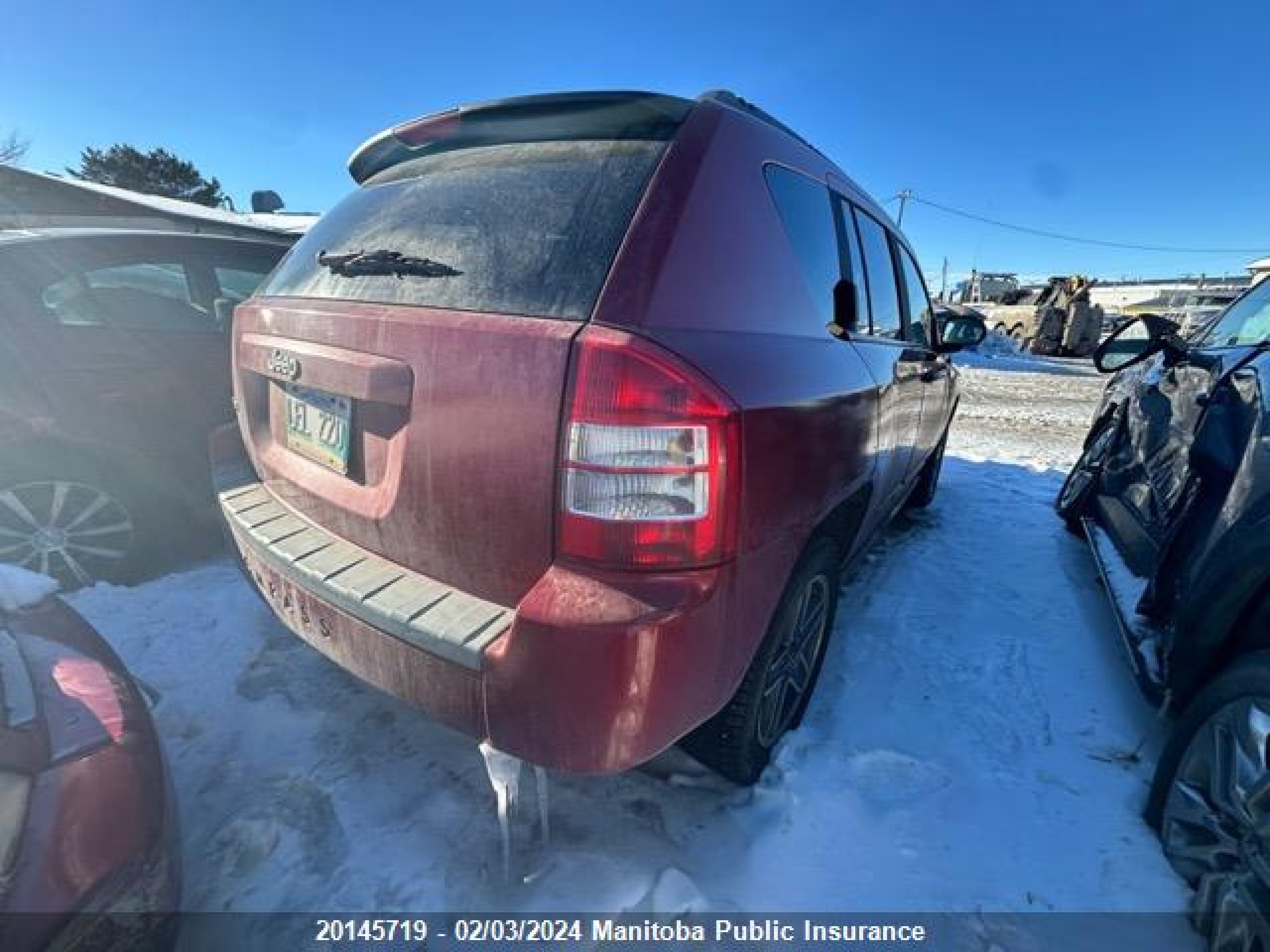 Photo 3 VIN: 1J8FF47W08D761733 - JEEP COMPASS 