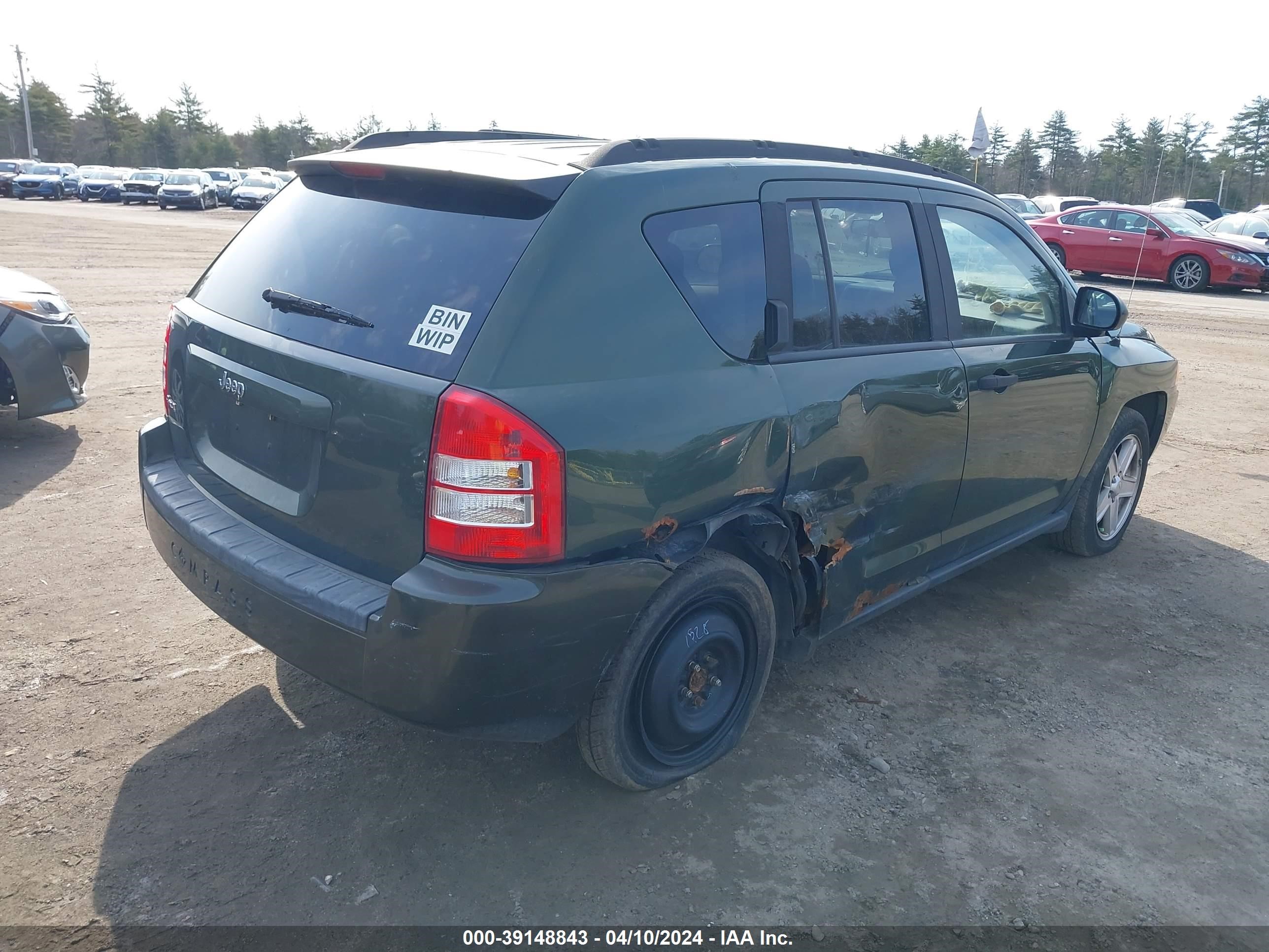 Photo 3 VIN: 1J8FF47W27D161102 - JEEP COMPASS 