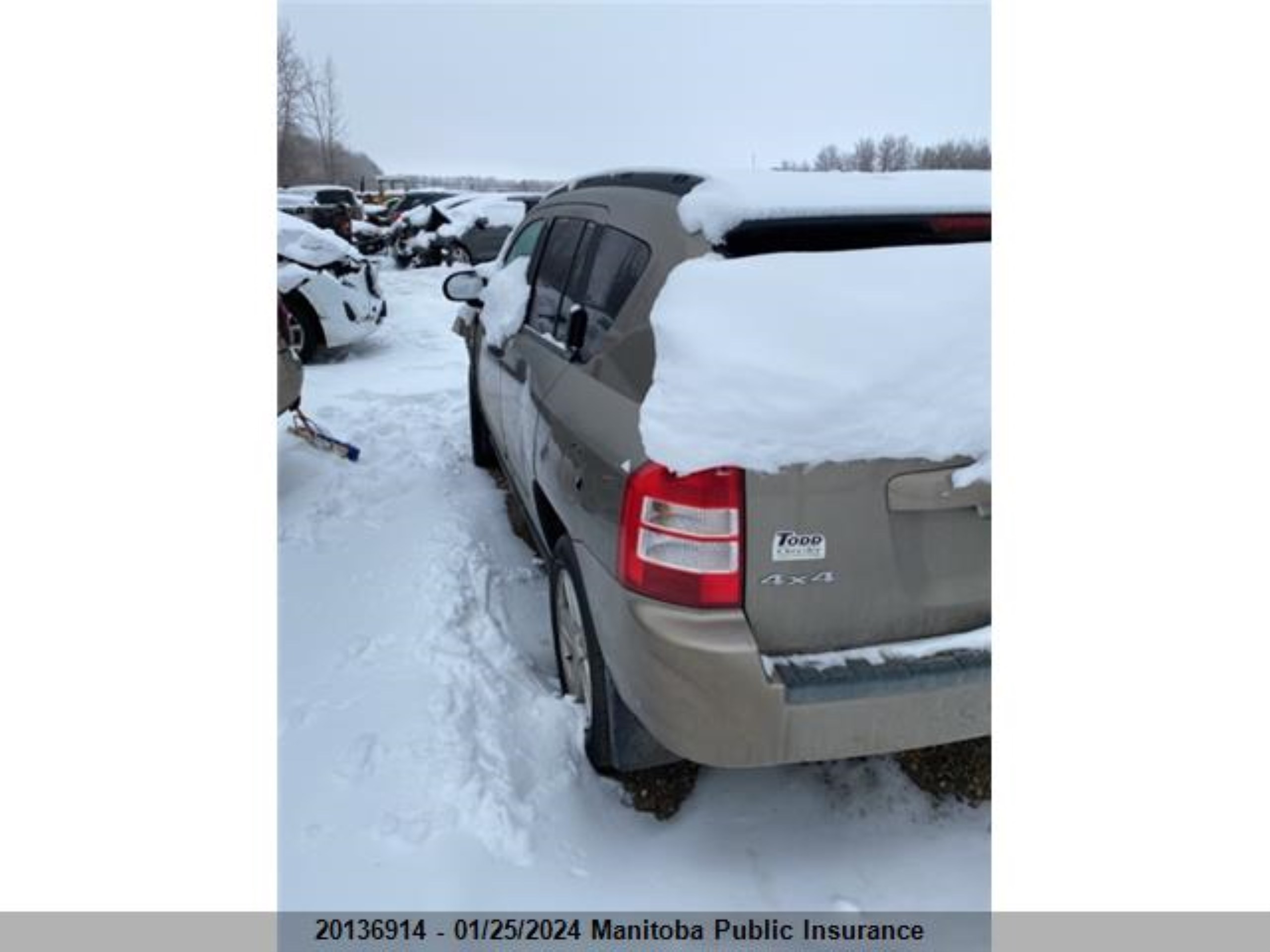 Photo 3 VIN: 1J8FF47W38D619151 - JEEP COMPASS 