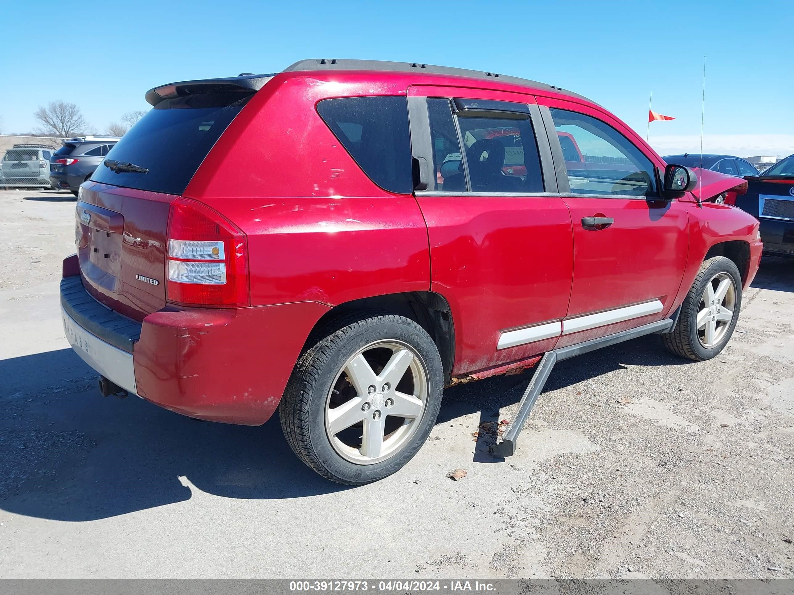 Photo 3 VIN: 1J8FF57W87D275773 - JEEP COMPASS 