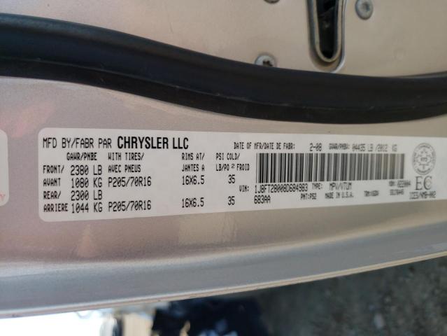 Photo 12 VIN: 1J8FT28008D684983 - JEEP PATRIOT SP 