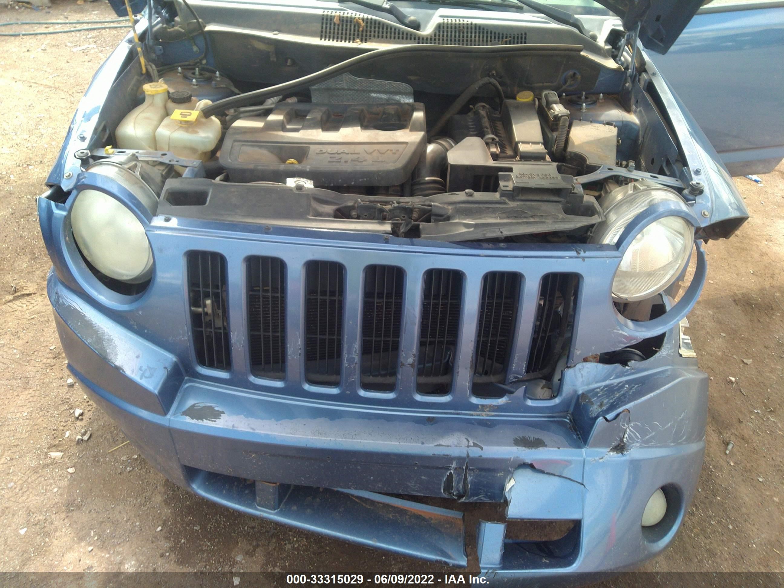 Photo 9 VIN: 1J8FT47W77D250222 - JEEP COMPASS 