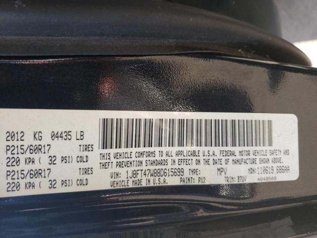 Photo 9 VIN: 1J8FT47W88D615699 - JEEP COMPASS SP 