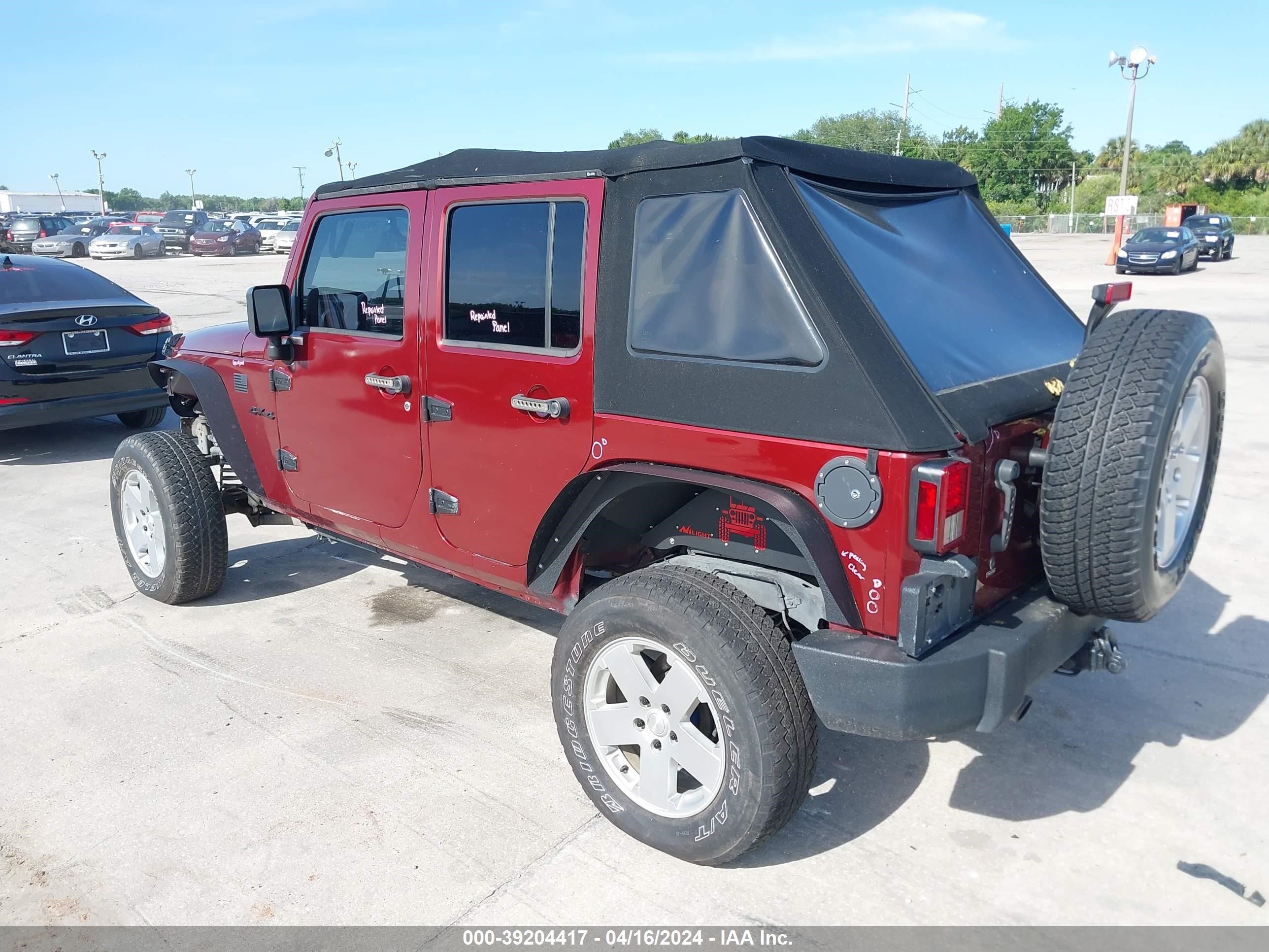 Photo 2 VIN: 1J8GA59188L515531 - JEEP WRANGLER 