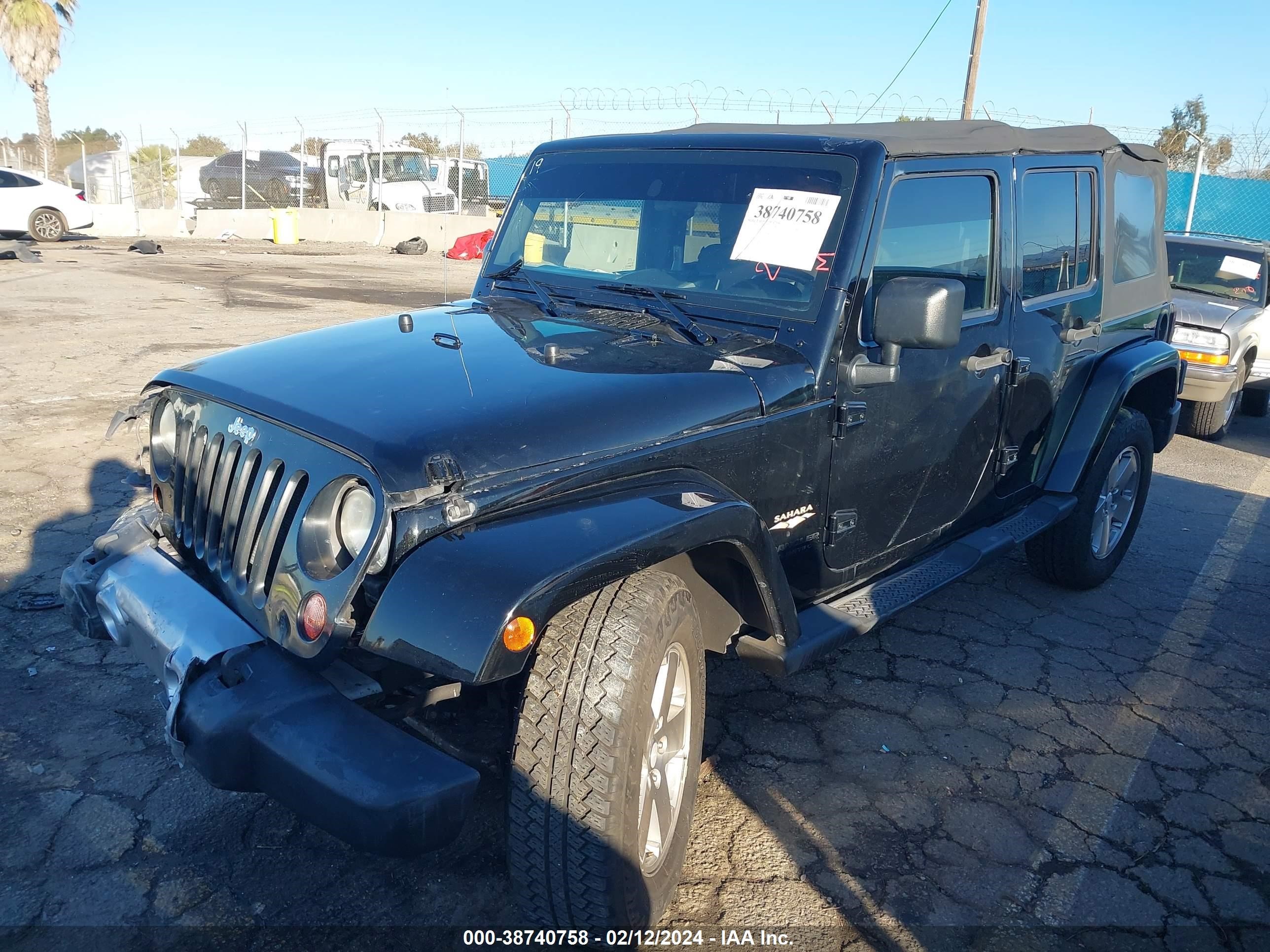 Photo 1 VIN: 1J8GB59178L589309 - JEEP WRANGLER 