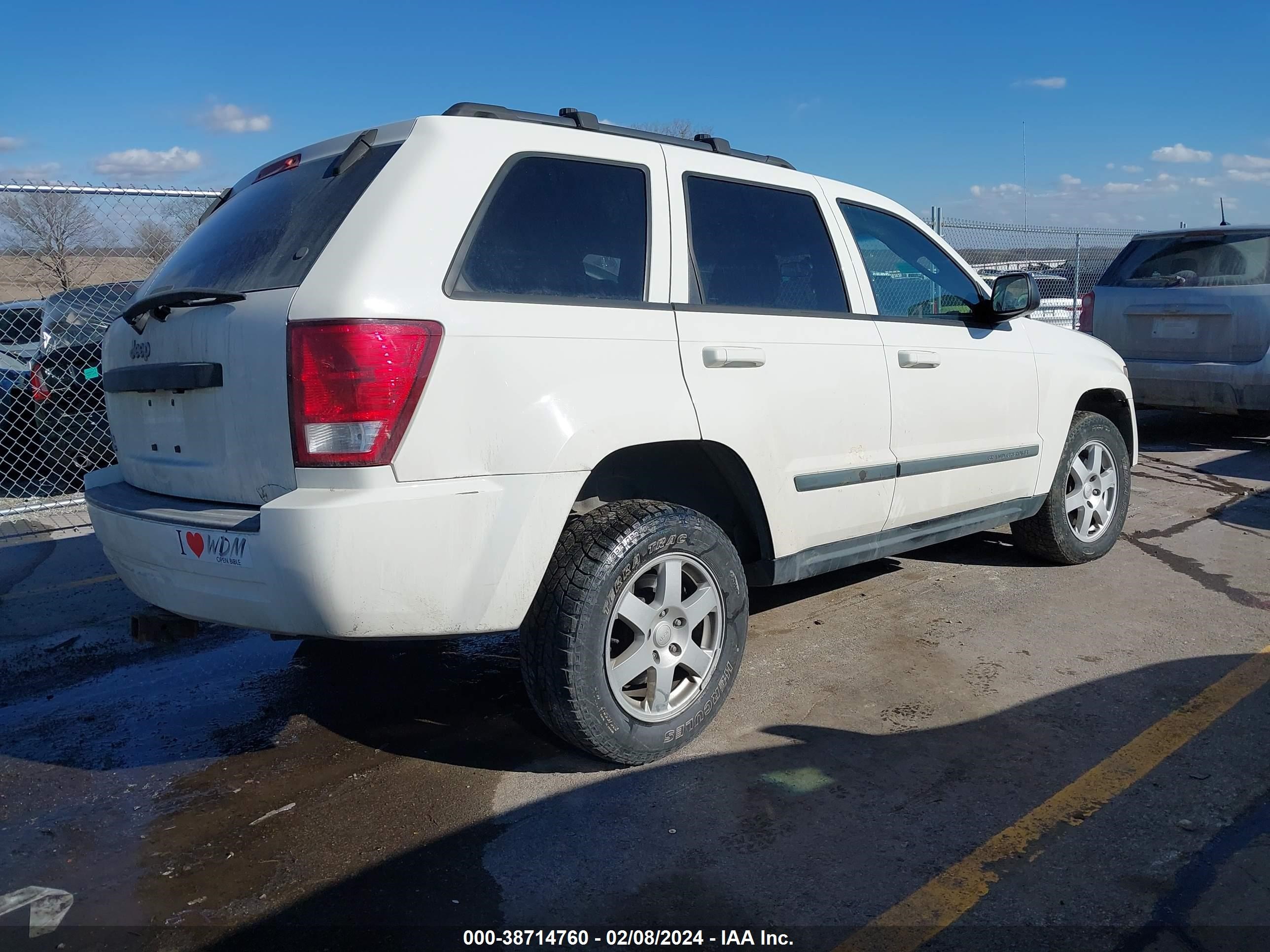 Photo 3 VIN: 1J8GR48K58C199941 - JEEP GRAND CHEROKEE 