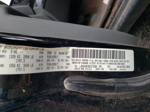 Photo 12 VIN: 1J8HG48K36C273302 - JEEP COMMANDER 