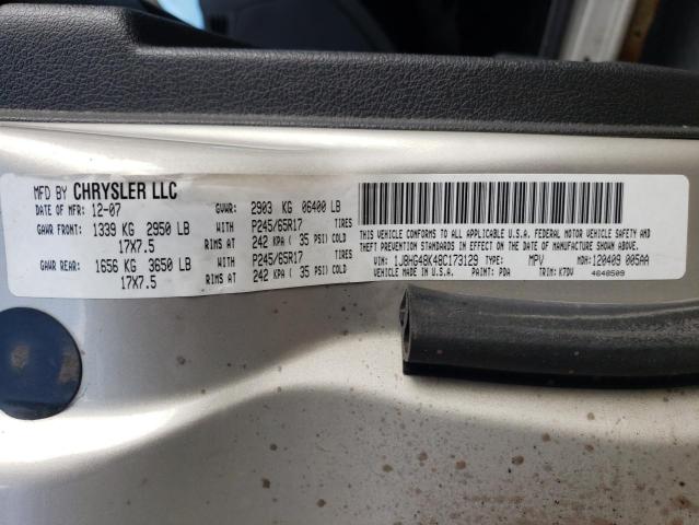 Photo 13 VIN: 1J8HG48K48C173129 - JEEP COMMANDER 