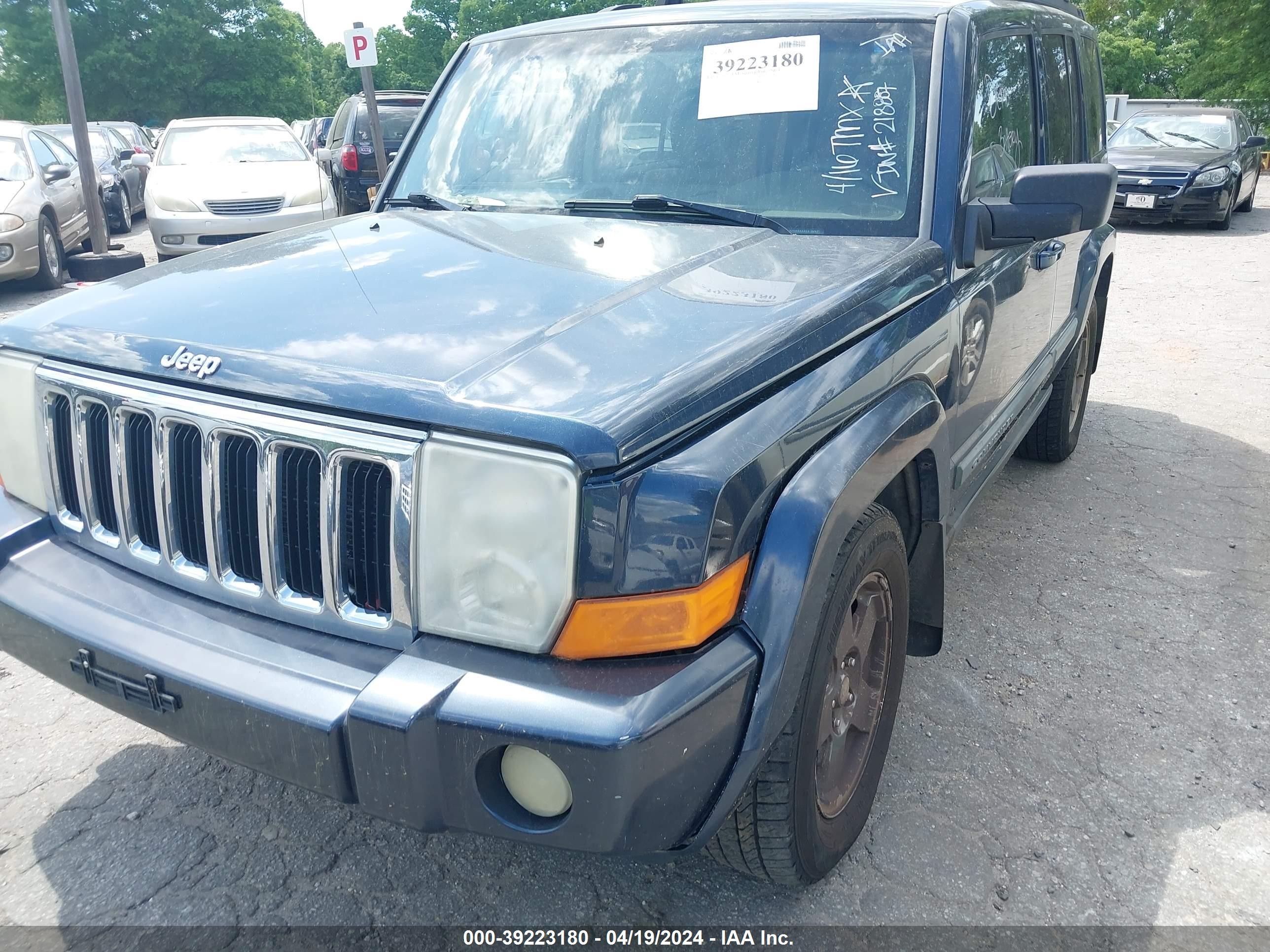 Photo 1 VIN: 1J8HH48NX8C218887 - JEEP COMMANDER 