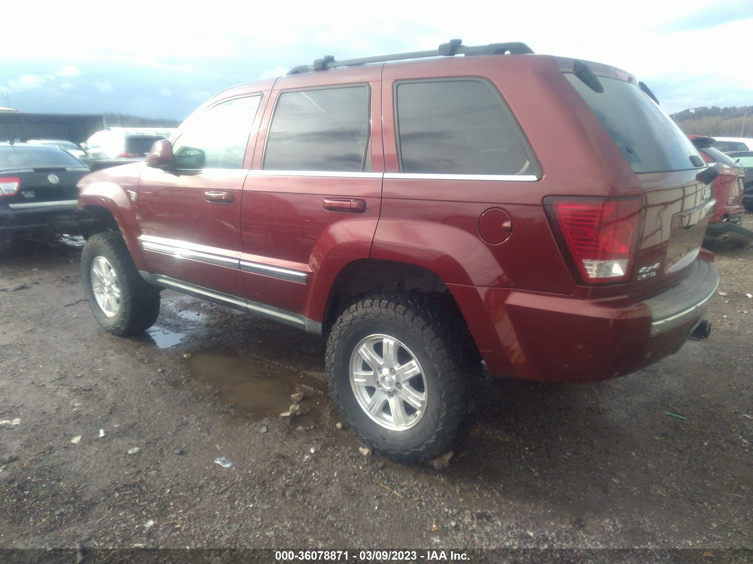 Photo 2 VIN: 1J8HR58NX8C209674 - JEEP GRAND CHEROKEE 