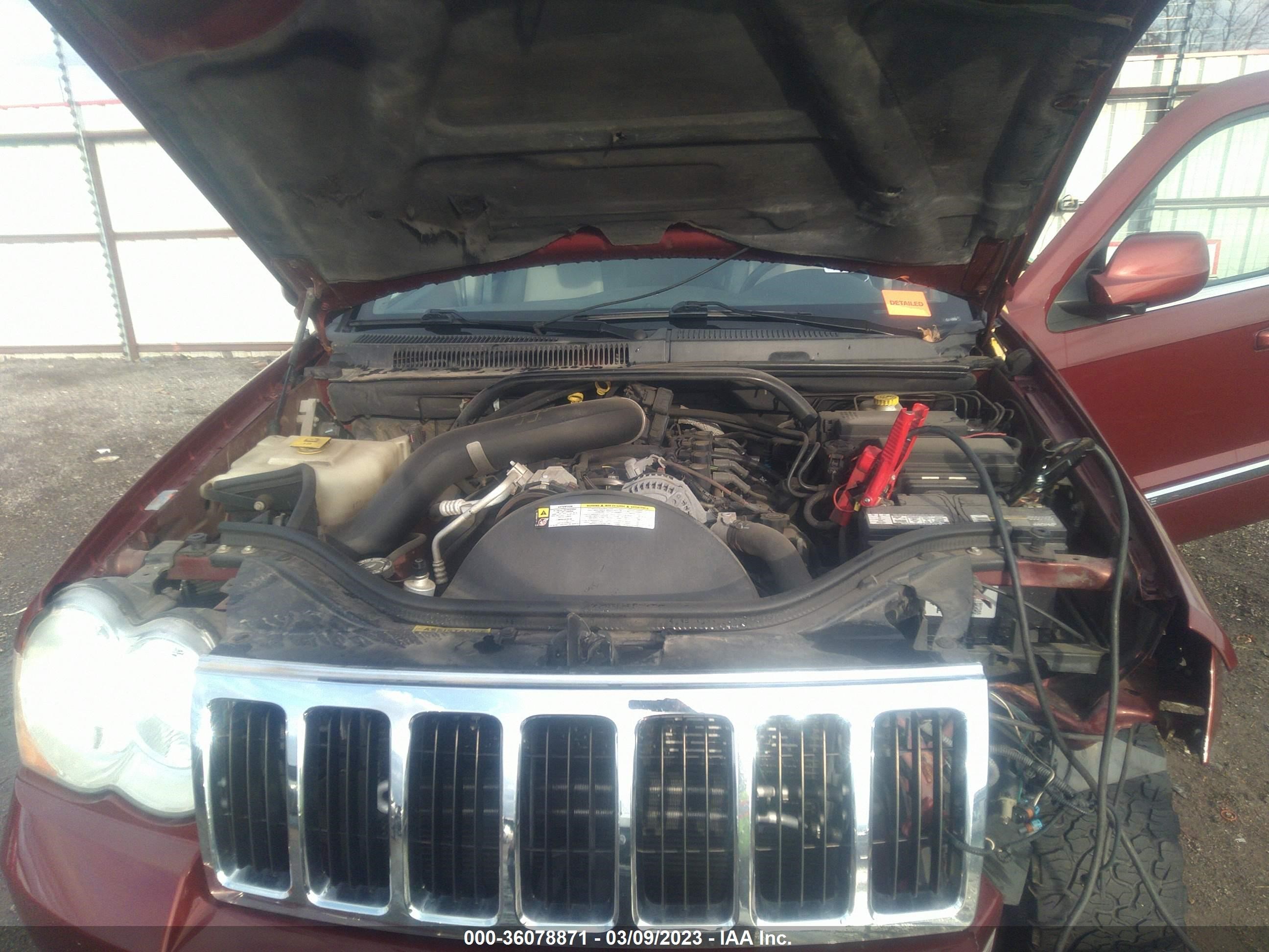 Photo 9 VIN: 1J8HR58NX8C209674 - JEEP GRAND CHEROKEE 