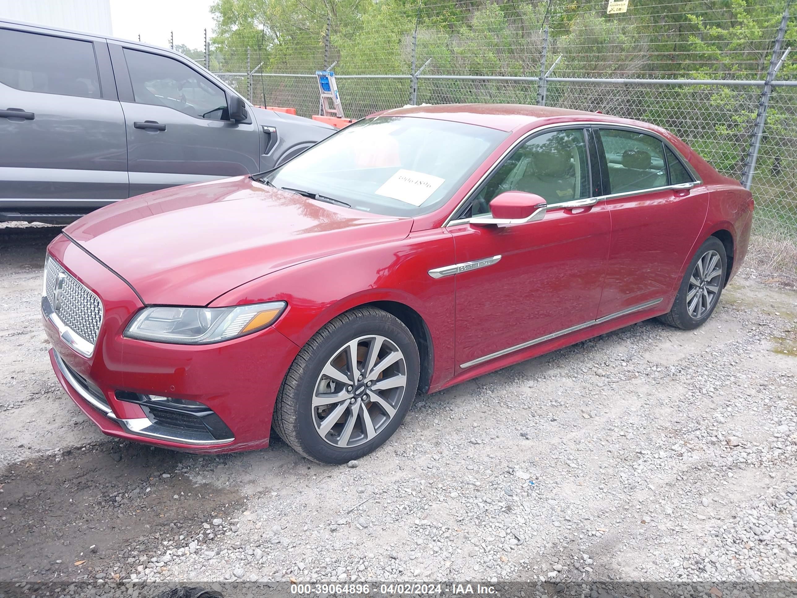 Photo 1 VIN: 1LN6L9PK2J5606526 - LINCOLN CONTINENTAL 