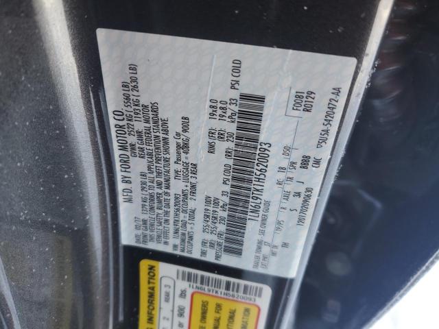 Photo 12 VIN: 1LN6L9TK1H5620093 - LINCOLN CONTINENTL 