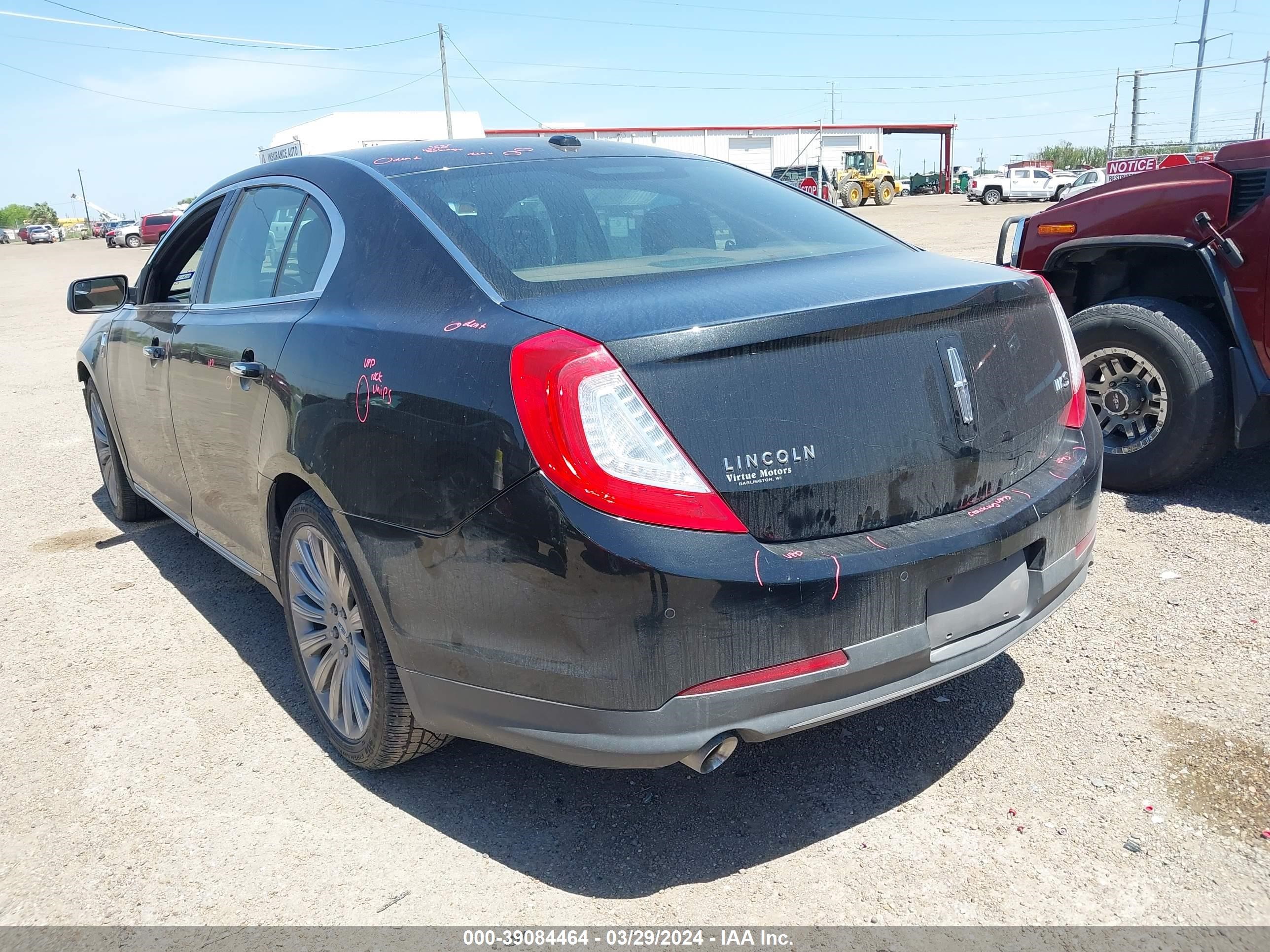 Photo 2 VIN: 1LNHL9DK1DG600917 - LINCOLN MKS 