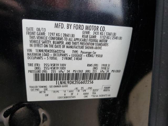 Photo 12 VIN: 1LNHL9DK2EG602256 - LINCOLN MKS 