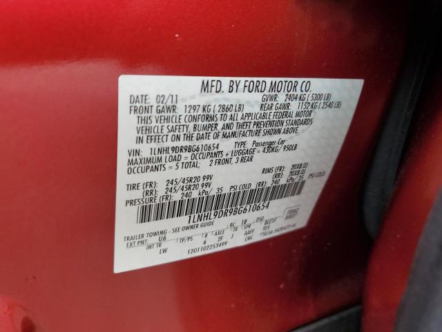 Photo 11 VIN: 1LNHL9DR9BG610654 - LINCOLN MKS 