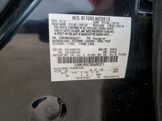 Photo 12 VIN: 1LNHL9EK7DG600371 - LINCOLN MKS 