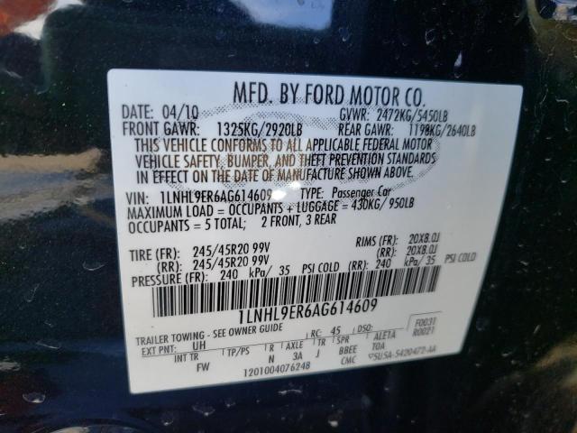 Photo 9 VIN: 1LNHL9ER6AG614609 - LINCOLN MKS 