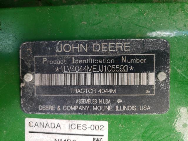 Photo 9 VIN: 1LV4044MEJJ105593 - JOHN DEERE 4044M 