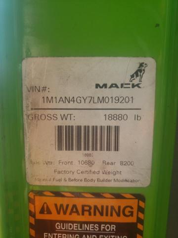 Photo 9 VIN: 1M1AN4GY7LM019201 - MACK ANTHEM 