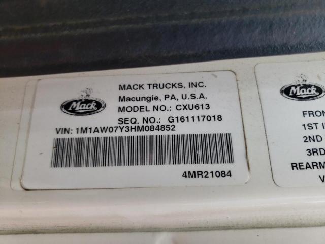 Photo 9 VIN: 1M1AW07Y3HM084852 - MACK 600 CXU600 