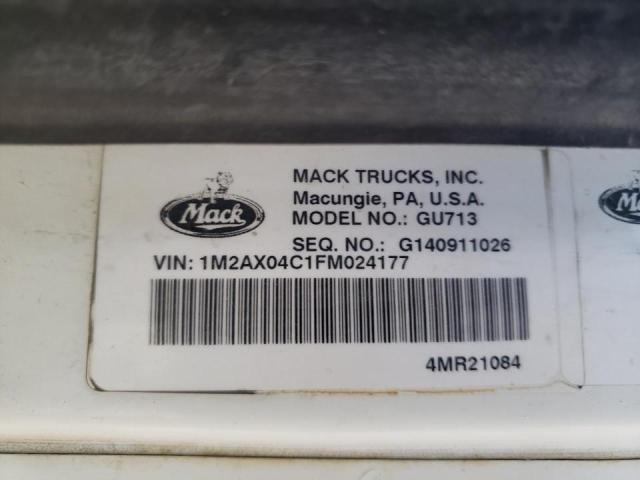 Photo 9 VIN: 1M2AX04C1FM024177 - MACK 700 GU700 