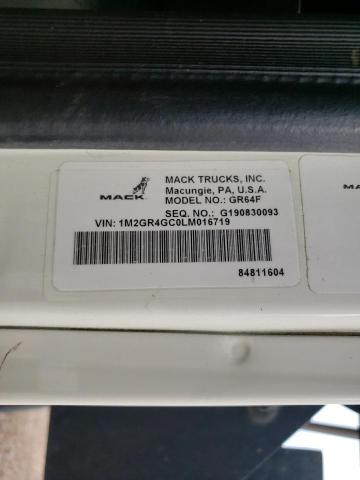 Photo 9 VIN: 1M2GR4GC0LM016719 - MACK GRANITE 