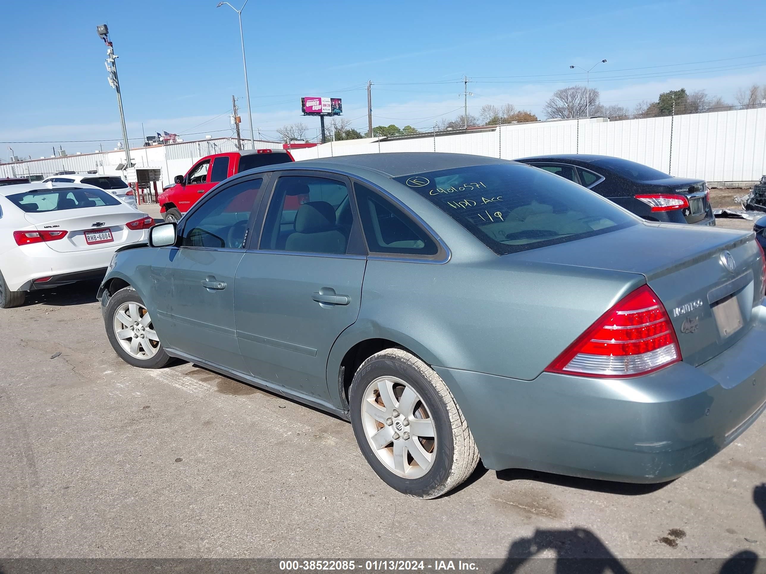 Photo 2 VIN: 1MEFM40105G615031 - MERCURY MONTEGO 