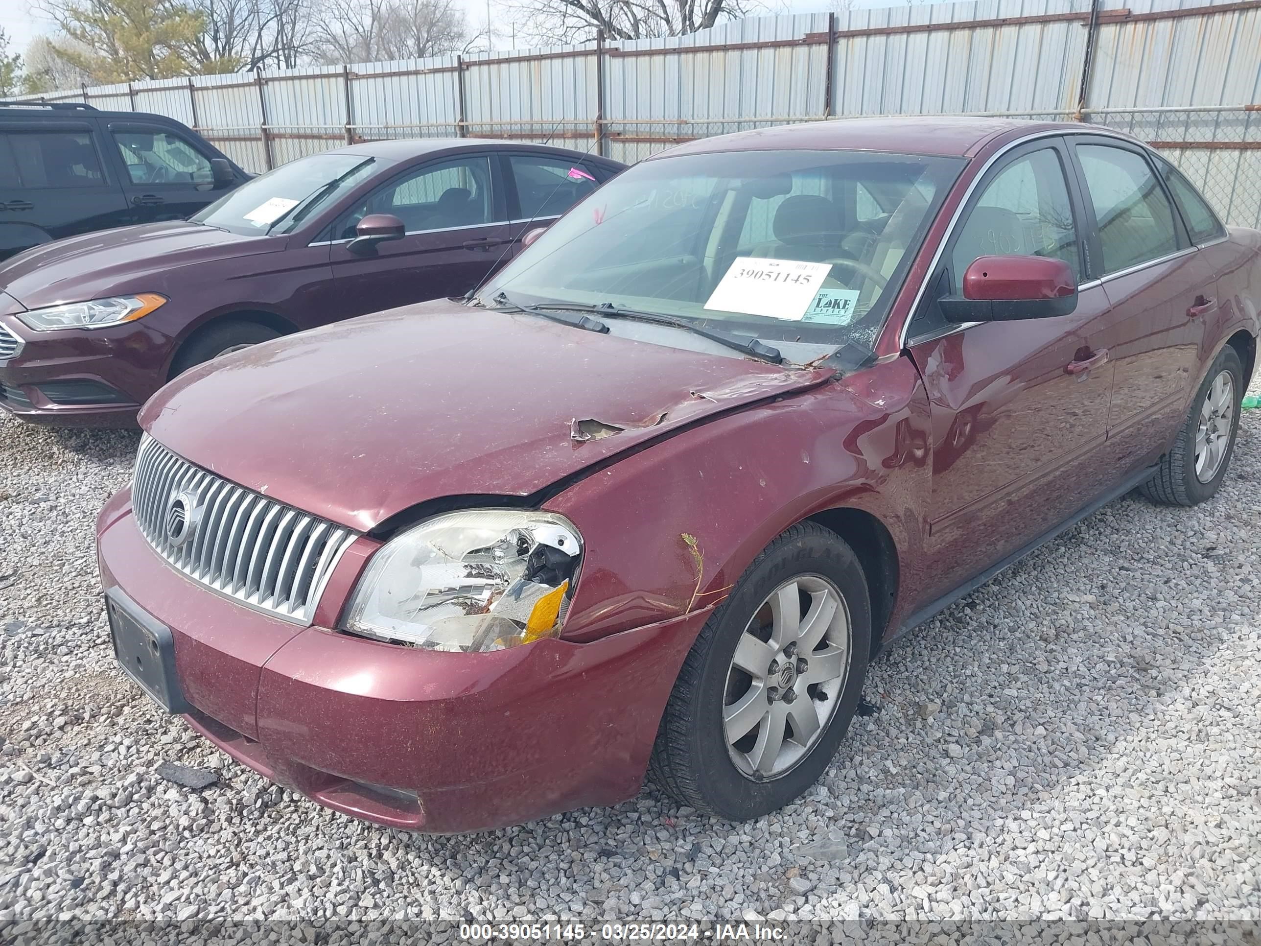 Photo 5 VIN: 1MEFM40155G614957 - MERCURY MONTEGO 