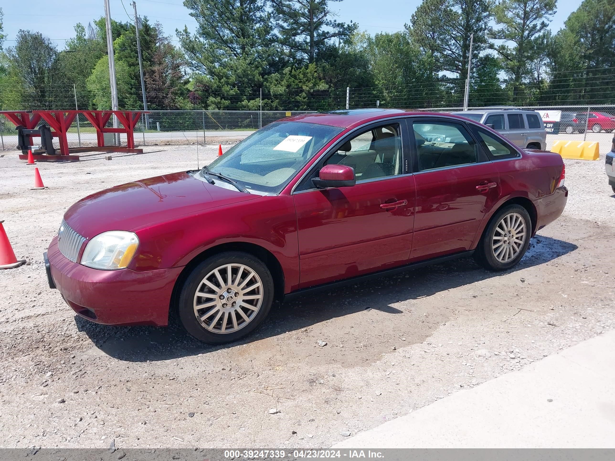 Photo 1 VIN: 1MEFM42125G620793 - MERCURY MONTEGO 