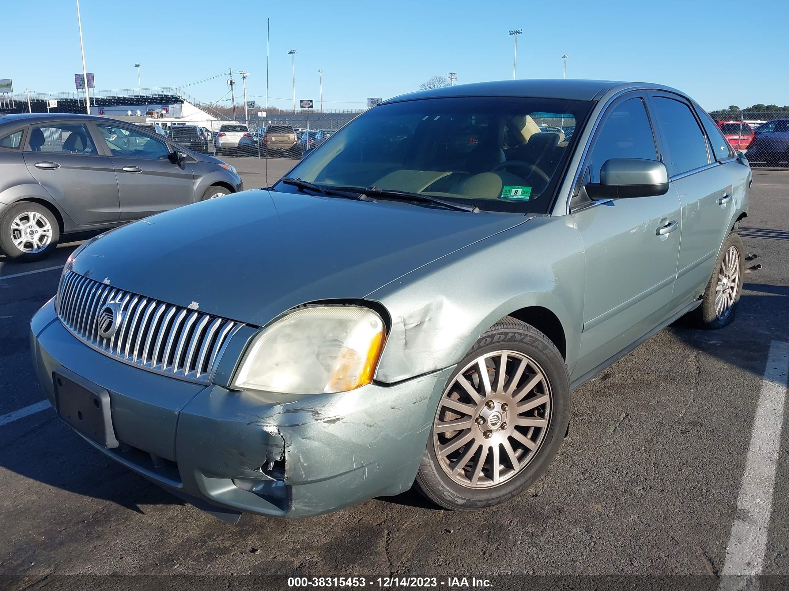 Photo 1 VIN: 1MEFM42136G600117 - MERCURY MONTEGO 