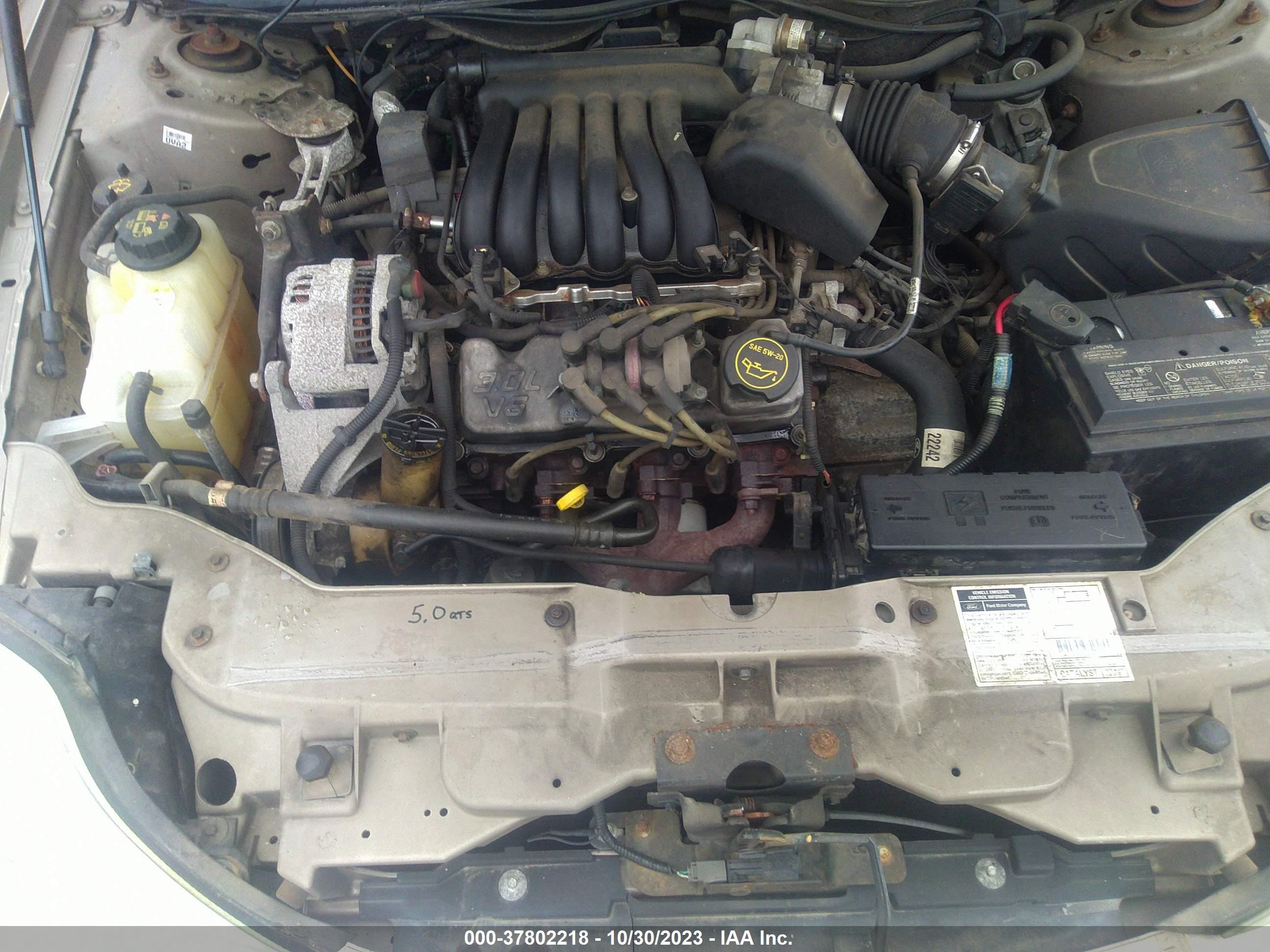 Photo 9 VIN: 1MEFM50U22A627406 - MERCURY SABLE 