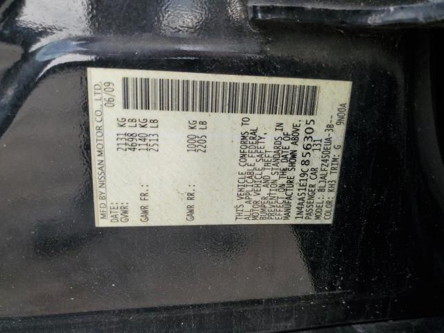 Photo 11 VIN: 1N4AA51E19C856305 - NISSAN MAXIMA 