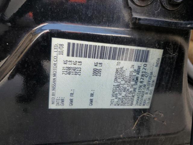 Photo 11 VIN: 1N4AA51E39C828120 - NISSAN MAXIMA 