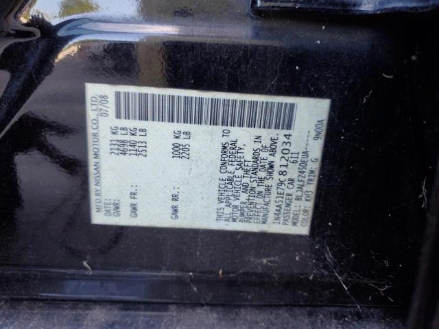 Photo 11 VIN: 1N4AA51E79C812034 - NISSAN MAXIMA S 