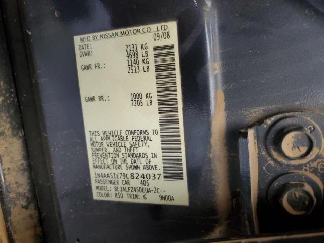 Photo 11 VIN: 1N4AA51E79C824037 - NISSAN MAXIMA S 