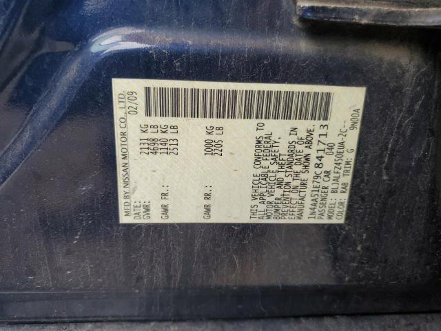 Photo 11 VIN: 1N4AA51E79C841713 - NISSAN MAXIMA 