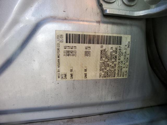 Photo 11 VIN: 1N4AA51E79C850587 - NISSAN MAXIMA 