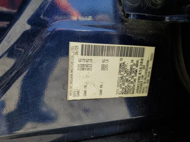 Photo 11 VIN: 1N4AA51E99C856388 - NISSAN MAXIMA 