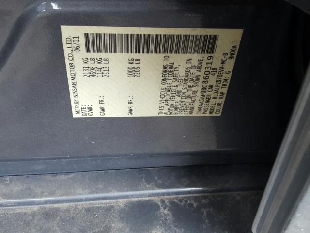 Photo 9 VIN: 1N4AA5AP0BC860319 - NISSAN MAXIMA S 