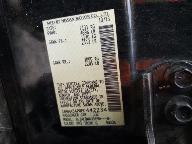 Photo 11 VIN: 1N4AA5AP0EC442234 - NISSAN MAXIMA S 