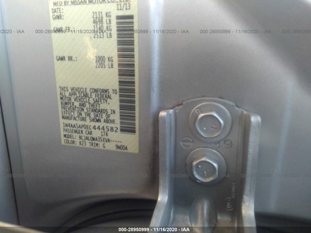 Photo 8 VIN: 1N4AA5AP0EC444582 - NISSAN MAXIMA 