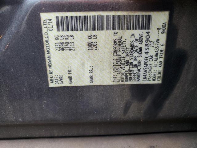 Photo 11 VIN: 1N4AA5AP0EC458904 - NISSAN MAXIMA S 